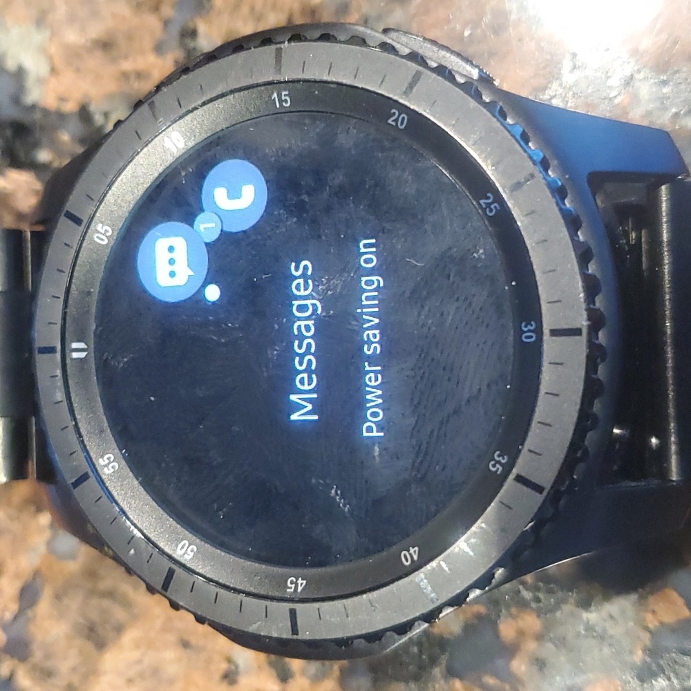 Samsung Gear 3 Frontier 46mm Smart Watch, New Battery & Charger & X-tra Bands - Picture 6 of 16